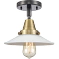 thumbnail image 2 of Innovations Lighting - Halophane-1 Light Flush Mount in Industrial Style   Black, 2 of 2