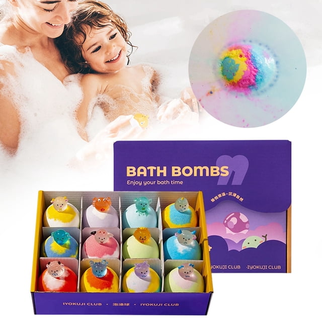 Sleeve Box - 2026 New 12 Pack with Spring Inside, Upgrade Bubble Basket Stuffers, Gentle Skin-Safe Formula, Hidden Spring Toys, Fizzy Treasure Hunt, F