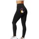 thumbnail image 1 of Gibobby Flare Leggings Pantalones Mujer Estampado Hip High Tight Fitting Sports Hip Fitness Peach Pantalones Cintura Yoga Yoga Pantalones（Negro， XXL), 1 of 4