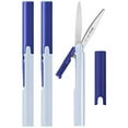thumbnail image 2 of PLUS Pen Style Compact Twiggy Scissors with Cover 3-Pack Blue, 2 of 3