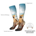 thumbnail image 4 of Naloa Surfing Cat Sun Knee Socks, High Socks Long Stretchy Sock Women Knee High Stocking, Long Socks for Women, 4 of 6