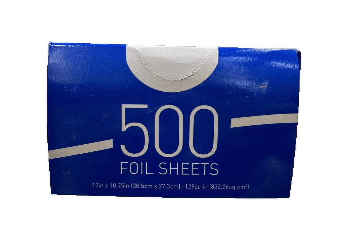WANOWA Aluminum Silver 12 x10.75 Foil Sheet, 500 Count/Box