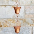 thumbnail image 3 of Marrgon Copper Rain Chain - Bell - 8.5', 3 of 8