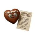 thumbnail image 2 of Mini Football Pocket Gift with Heart-Shaped Design Inspirational Reminder for Football Enthusiasts Portable Companion Teamwork Courage Motivational Gift High-Quality Craftsmanship, 2 of 4
