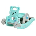 thumbnail image 1 of Patiojoy 5 in 1 Toddler Slide Rocking Toy Rocking Horse Playset with Slide Basketball Hoop Ring Toss Game Bule, 1 of 9