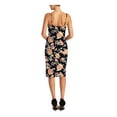 thumbnail image 2 of RACHEL RACHEL Roy Robe Moulante de Cocktail pour Femmes Bleu Marine Extensible à Fermeture Éclair Bretelles Ajustables Florale à Bretelles Spaghetti Encolure Cœur sous le Genou m, 2 of 3