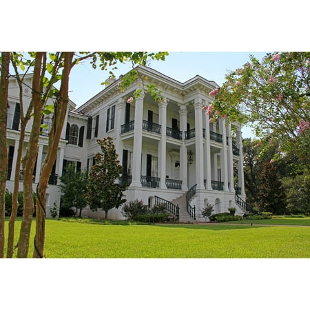 - LAMINATED POSTER Plantation Louisiana Balcony Nottoway Porches Poster Print 24 x 36