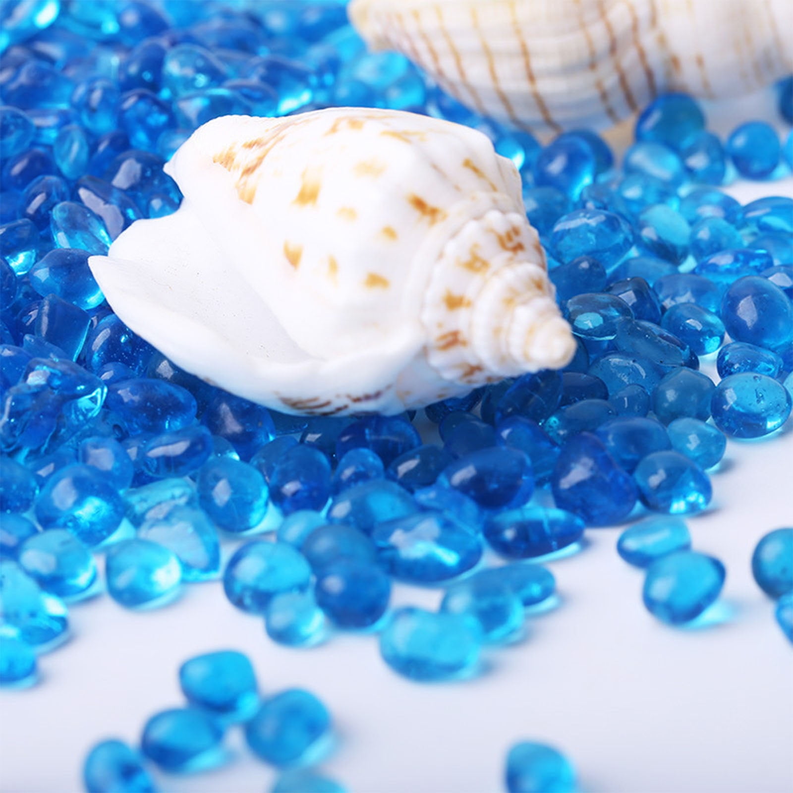 Crystal Gravel, 1000g glass bottom sand, sand for the bottom of aquarium landscapes, vase filler, crystal agate gravel, for aquarium, flower pot landscape