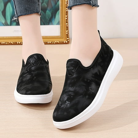 

Cathalem Women s Wedge Sneaker Leisure Women s Slip On Travel Soft Sole Comfortable Shoes Outdoor Shoes Runing Fashion Sports Technicalsportshoe Black 7.5