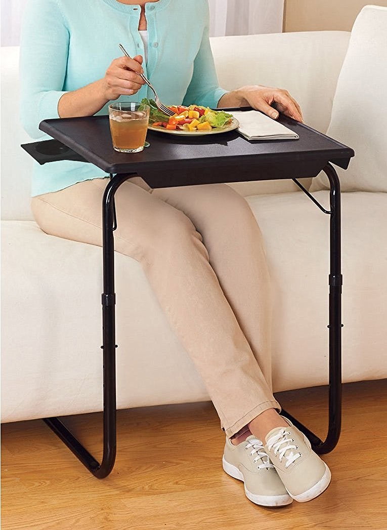 Tray Table Set Walmart - Amazon Com Hoobro Folding Tv Tray Tables Set Of 2 Side Table For Small Space Industrial Snack Tables For Eating At Couch Stable Metal Frame Easy Assembly Space Saving Rustic Brown And Black : Colibyou 6' folding table portable plastic indoor outdoor picnic party dining camp tables (white) (1, white) (1, white) (6 inches) 4.7 out of 5 stars.