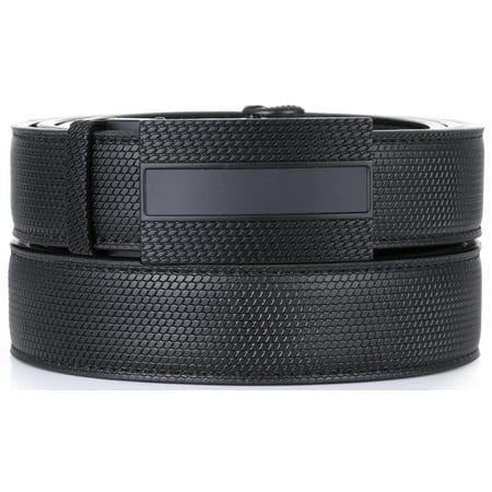 Gallery Seven Leather Click Belt , Adjustable Ratchet Belt For Men, Automatic Dress Belt, - 1-Black - Medium Up To Waist