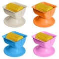thumbnail image 1 of WUSUOWEI 4PCS Feeding Bowl with A Feeding Mechanism,Automatic Balancing Licker,Slow Eating Speed Pet Entertainment Fun Pet Dispenser,Adjustable Capacity,Internal Feeding Brake for Diet Plans, 1 of 8
