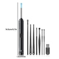 thumbnail image 3 of Cikiki HD Visual Ear Wax Removal Kit with Camera & Light, Smart Otoscope Ear Cleaner for Phone & Android, Wax Remove Ears Picker Tool with Replacement Tips, Black, 3 of 8
