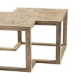 thumbnail image 2 of Crestview Collection Winfield Solid Wood Diamond Cocktail Table in Brown, 2 of 3