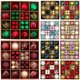 thumbnail image 2 of 44 piezas de adornos navideños de bolas irregulares pintadas de 3 a 6 cm, bolas de plástico galvanizado para decoración de árbol de Navidad, 2 of 5