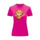 thumbnail image 1 of Playera Blusa De Oso De Peluche Saliendo Del Cierre Ropa Para Mujer Casual Color Fucsia Talla Grande Marca Emil SaEs, 1 of 4