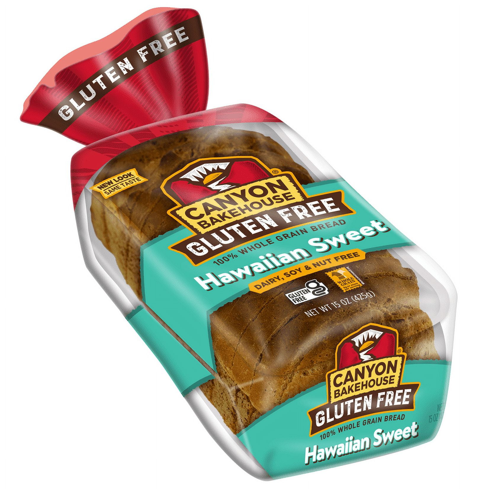 Canyon Bakehouse Hawaiian Sweet Gluten Free Bread, Fresh 15oz Loaf