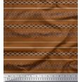 thumbnail image 1 of Soimoi Modal Satin Fabric Geometric Southwestern Decor Fabric Printed Yard 42 Inch Wide, 1 of 3