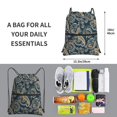 thumbnail image 2 of Naloa Indian Paisley 2 Drawstring Backpack String Bag Cinch Water Resistant for Gym Shopping Sport Yoga, 2 of 6