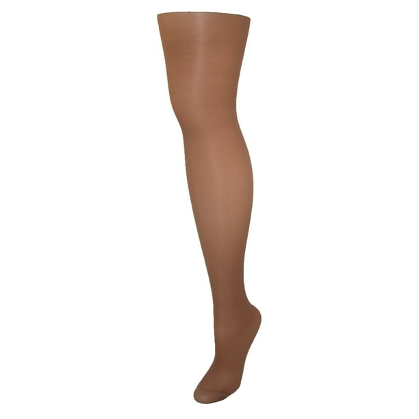 Hanes 810 Womens Alive Full Support Control Top Reinforced Toe Pantyhose  Size - E, Barely Black 