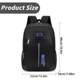 thumbnail image 3 of Red Laptop Backpack, Water Resistant Travel Daypack, Office School Computer Bag, 3 of 9