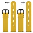 thumbnail image 5 of Silicone Watch Band 19mm Quick Release Rubber Watch Straps for Men Women,Black Stainless Steel Buckle, 5 of 8