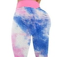 thumbnail image 1 of Gibobby Pantalones de mezclilla Active Stretch Fitness Leggings para mujer Tie-dye Yoga Pants Running Sports Yoga Pants(Rosa， M), 1 of 5