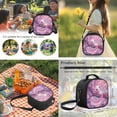 thumbnail image 6 of HUIACONG Pink Axolotl School Backpack and Lunch Box Set, 17 Inch Cute Kids School Bag, Whimsical Sweet Design for Little Girls, 6 of 7