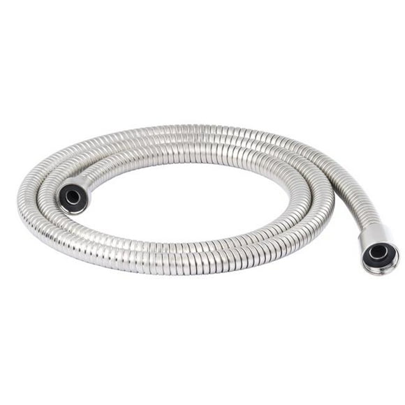 60 in. Brass Hand Shower Hose with 0.5 in. Connection, Brushed Nickel