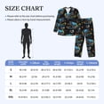 thumbnail image 2 of Mens Pajamas Set, Cool off-road vehicle Button Down Long Sleeve Loungewear Sleepwear Pjs sets for Men, 2 of 5