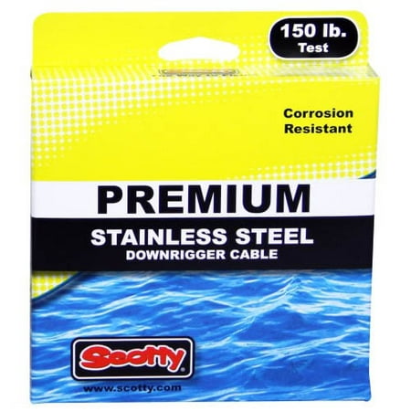 Cannon Downrigger Replacement Parts - Scotty Premium SS Replacement Downrigger Cable 300 ft spool