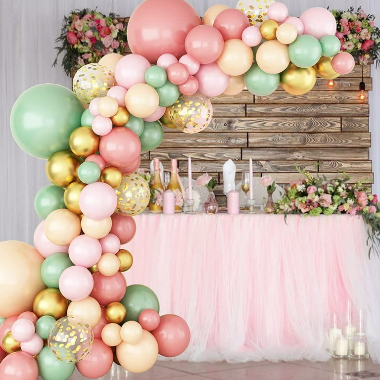 PartyWoo Blush Pink Balloons, 120 pcs 5 Inch Boho Pink Balloons, Pink  Balloons for Balloon Garland or Balloon Arch as Party Decorations, Birthday