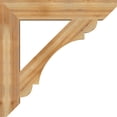 thumbnail image 3 of Ekena Millwork 6"W x 36"D x 36"H Olympic Slat Rough Sawn Bracket, Western Red Cedar, 3 of 4