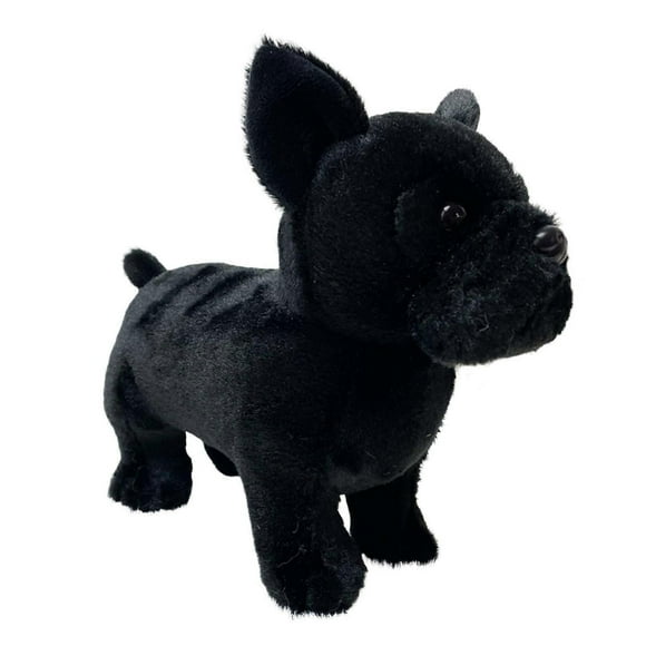 Cute Bulldog Plush Toy Stuffed Pillow Soft Comfortable Skin-friendly Plush Toy for Kids Birthday Thanksgiving Gifts