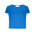 thumbnail image 6 of Txenfivo Oversized Open Back Sweatshirts for Womens Fall Spring Long Sleeve Workout Shirts Crew Neck Casual Crop Athletic Tee Tops, S-2XL, 6 of 7