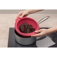 thumbnail image 6 of Rose Levy Beranbaum Baking Bowl Double Boiler, European-Grade Silicone, Red, 1.5-Quarts (6-Cups) Capacity, 6 of 8