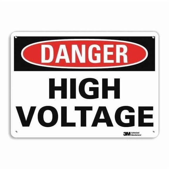 Lyle Danger Sign,14" W,10" H,0.040" Thickness, U1-1013-NA_14x10 U1-1013-NA_14x10