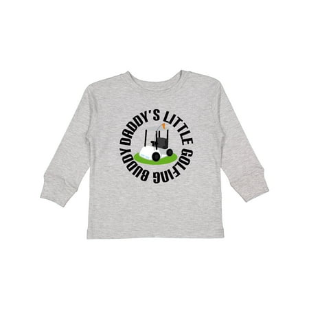 

Inktastic Daddys Little Golfing Buddy Gift Toddler Boy or Toddler Girl Long Sleeve T-Shirt