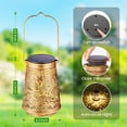 thumbnail image 5 of 2 Pack Solar Lanterns Outdoor Waterproof Birthday Gifts for Women Mom Grandma, Hollowed-Out Metal Hummingbird Hanging Solar Lantern Lights Outdoor Decor, 2 Modes Lights Decor for Yard, Patio, 5 of 5