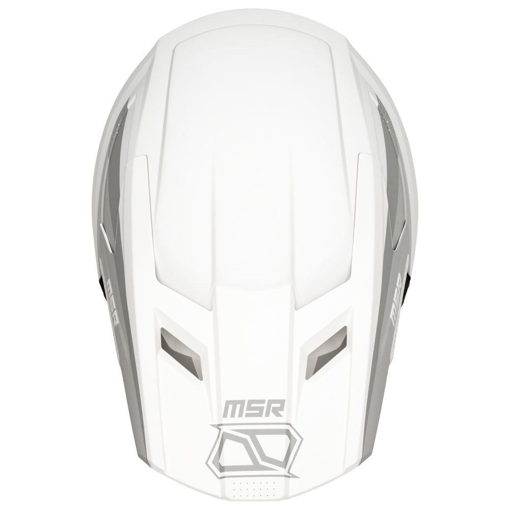 MSR™ Mav Inertia Dirt Bike Motocross Helmet w/MIPS Medium Matte White/Grey