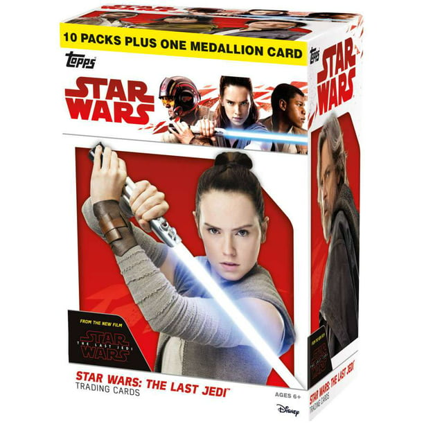 Journey to Star Wars: The Last Jedi Trading Card Value Box [10 Packs]