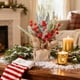 thumbnail image 5 of Árboles De Plástico Árbol De Navidad Artificial De 30cm Para Escritorio, Con Piñas De Frutos Rojos Y Base De Arpillera Para Decoración De Escritorio De Estilo Rústico (1 Unidad) Rkxzt, 5 of 8