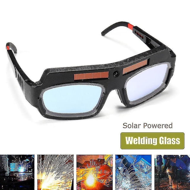 Solar Powered Safety Goggles Auto Darkening Welding Eyewear Eyes Protection Welder Glasses Mask