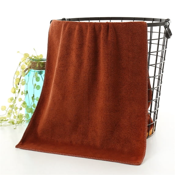 DefiDgd 14x30inch Velvet Bath Towels,Microfiber Bath Towel Set for Body,Lightweight Soft Absorbent Hair Towel for Adult Men Bathroom Shower Hotel(D)