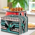 thumbnail image 3 of HELLHERO Tribal Aztec Hummingbird Print 4 Slice Toaster Dust Cover, Bread Machine Cover with Drawstring, Kitchen Bakeware Fingerprint Protector, 3 of 8