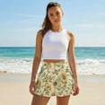 thumbnail image 5 of Xoenoiee Sunflower Print Womens Pleated Tennis Skirt High Waisted Golf Skirts with 2 Pockets Lightweight Athletic Skort Workout Pickleball, 2XL, 5 of 6