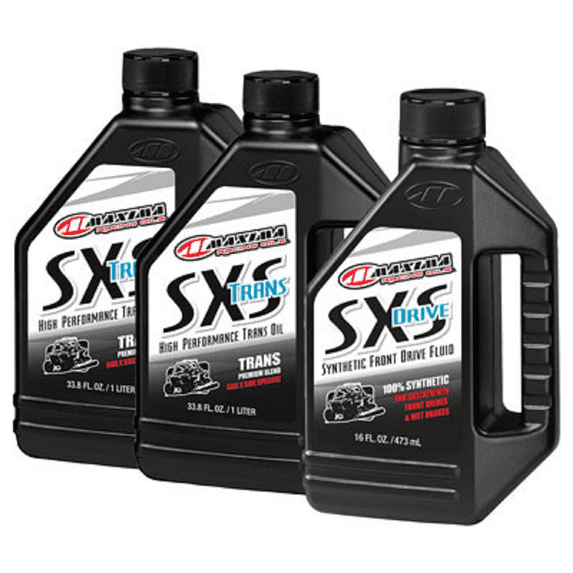 Drivetrain Oil Change Kit with Maxima Oil Compatible With Polaris RANGER RZR XP 4 TURBO FOX Edit. 2018