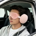 thumbnail image 7 of Memory Foam U Shaped Neck Pillow with Eye Mask, 2 In 1 Portable Ergonomic Travel Pillow Light Blocking Sleep Mask for Airplane Car Office Home Nap, 7 of 7