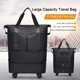 thumbnail image 3 of DQrwqpou Lona Con Ruedas Y Ruedas Deportiva Impermeable para Viajar (negro), 3 of 9