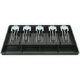 thumbnail image 4 of Coin Sorting Cash Register Drawer Tray Black Multi Grid For Supermarket 1 Set 15.7X9.4in, 4 of 9